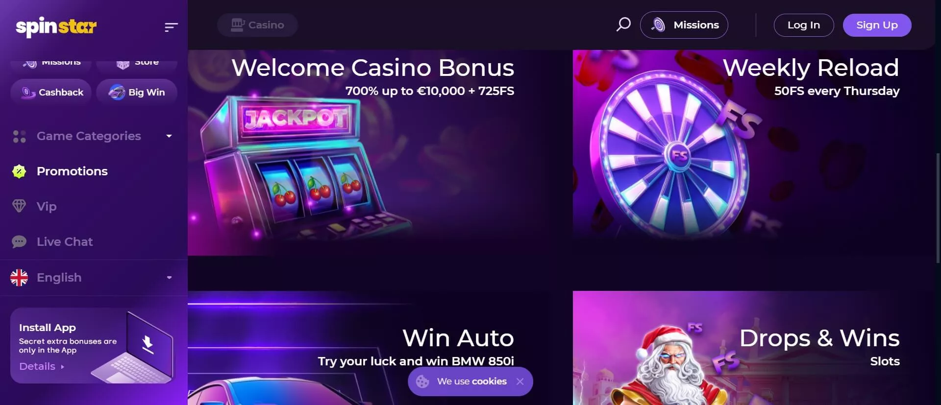 SpinStars Nederland – online casino met bonus image 1
